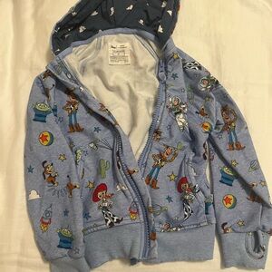 Little Sleepies Kids Blue Toy Story Hoodie